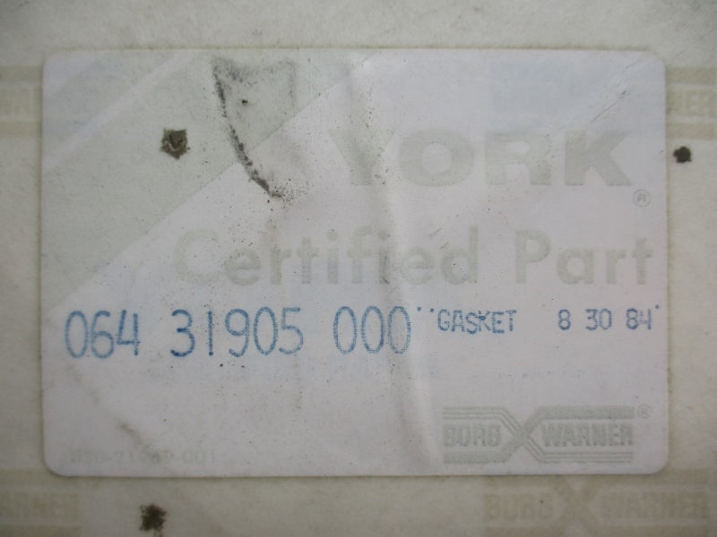 YORK 06431905000 NSMP