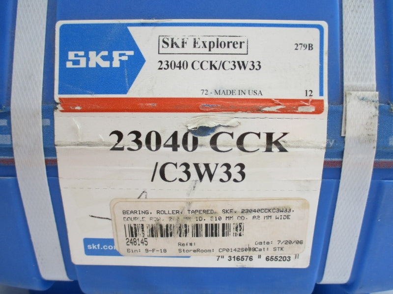 SKF 23040CCK/C3W33 NSFS