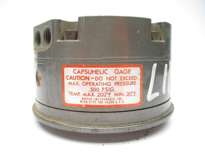 DWYER 4010C 500PSI 0-10"H2O NSNP