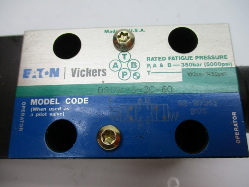 EATON DG17V-3-2C-60 02-127343 5000PSI NSNP