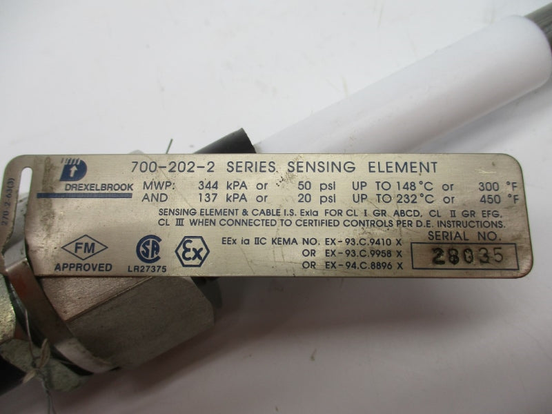 DREXELBROOK 700-202-2 50PSI 450'F NSNP