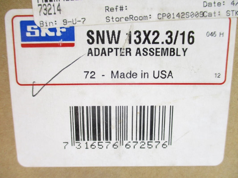 SKF SNW13X2.3/16 NSMP