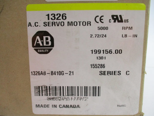 ALLEN BRADLEY 1326AB-B410G-21 SER. C NSFS