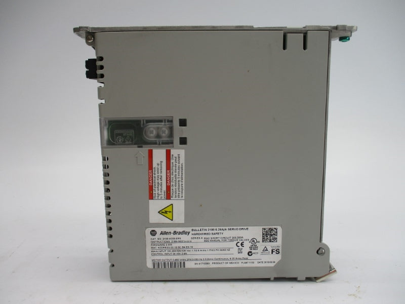 ALLEN BRADLEY 2198-H008-ERS SER. A F/W 2.005 24VDC 2.4A NSMP