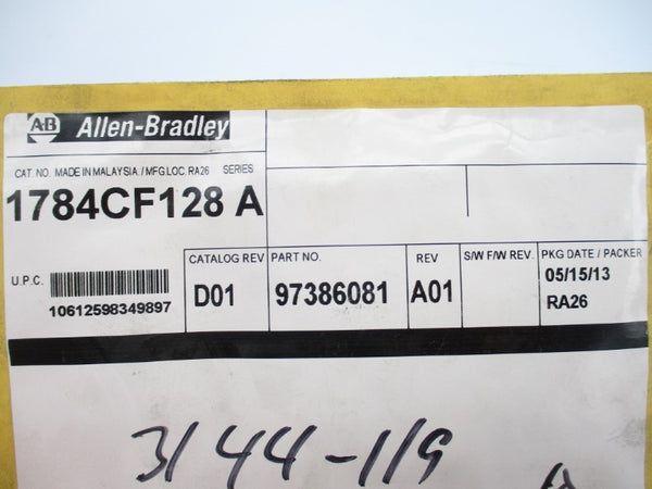 ALLEN BRADLEY 1784CF128 SER. A DATE: 2013 NSFS