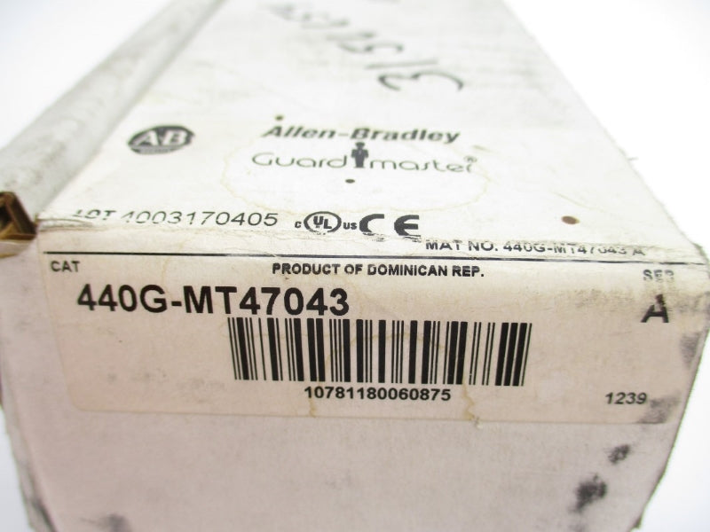 ALLEN BRADLEY 440G-MT47043 SER. A 250V 2A (WH) NSMP