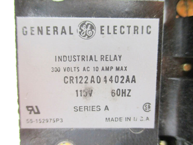 GENERAL ELECTRIC CR122A04402AA SER. A 300VAC 10A NSNP