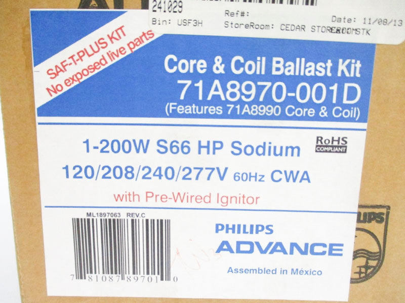 PHILIPS ADVANCE 71A8970-001D 277V NSMP