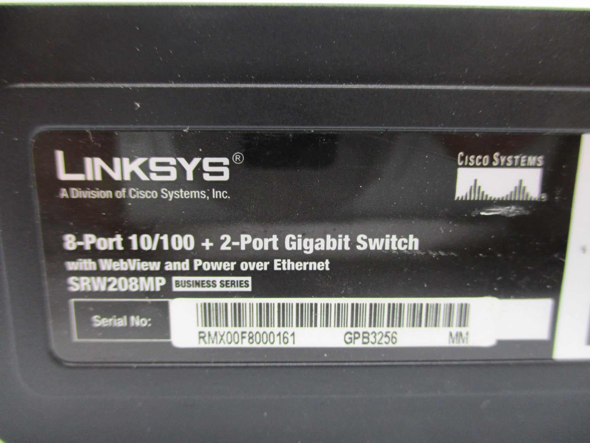 LINKSYS SRW208MP NSNP