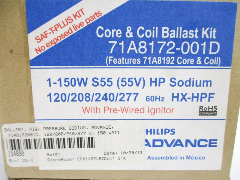 PHILIPS ADVANCE 71A8172-001D 277V NSMP