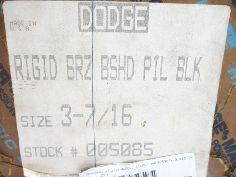 DODGE 005085 3-7/16" NSMP