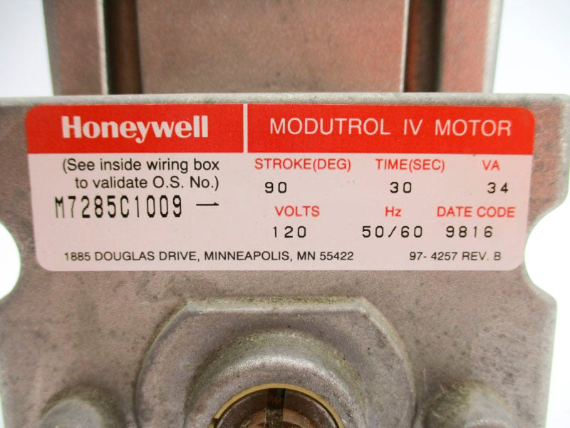 HONEYWELL M7285C1009 120V UNMP