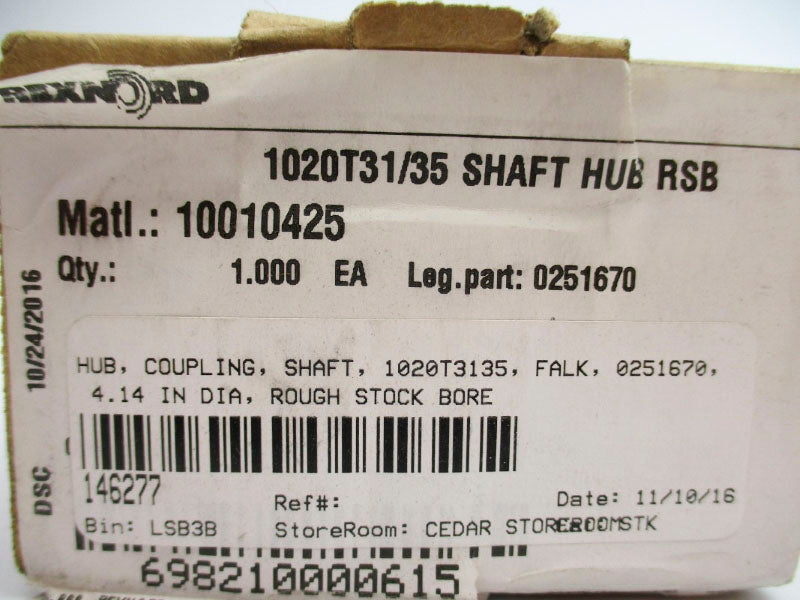 REXNORD 1020T31/35 10010425 NSMP