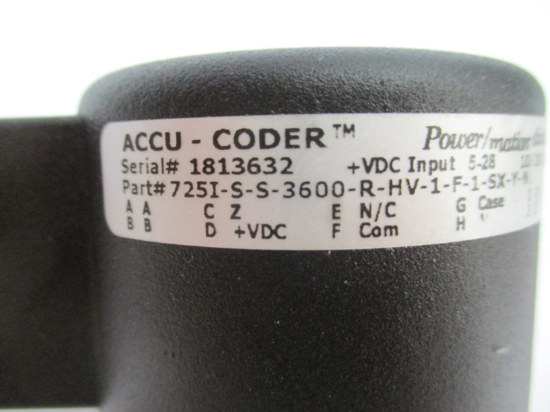 ACCU-CODER 725I-S-S-3600-R-HV-1-F-1-SX-Y-N 5-28VDC NSNP
