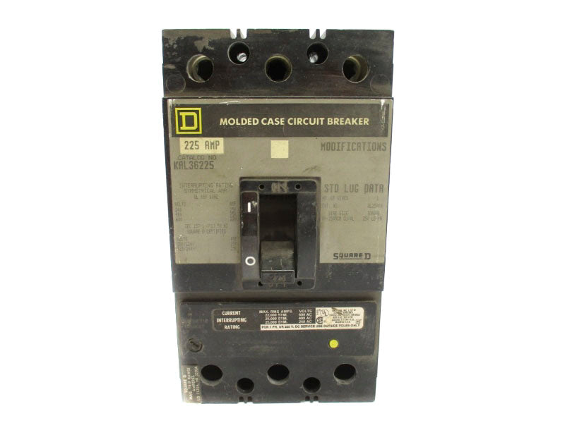 SQUARE D KAL36225 600V 225A UNMP