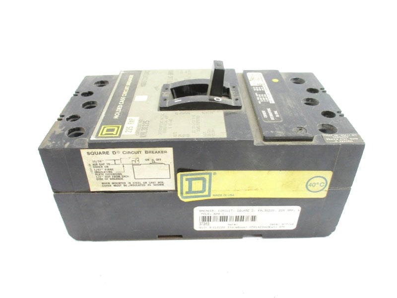 SQUARE D KAL36225 600V 225A UNMP