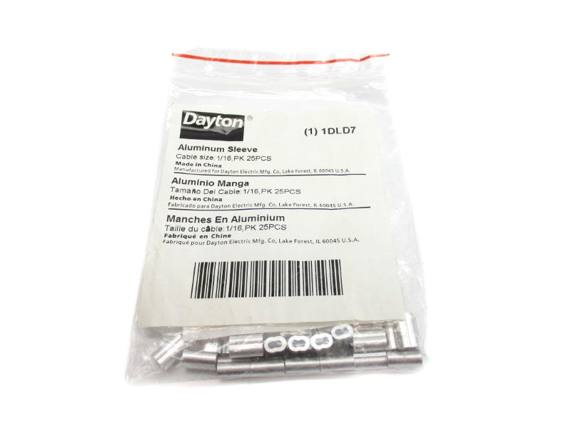 DAYTON 1DLD7 1/16" (PKG OF 25) NSMP