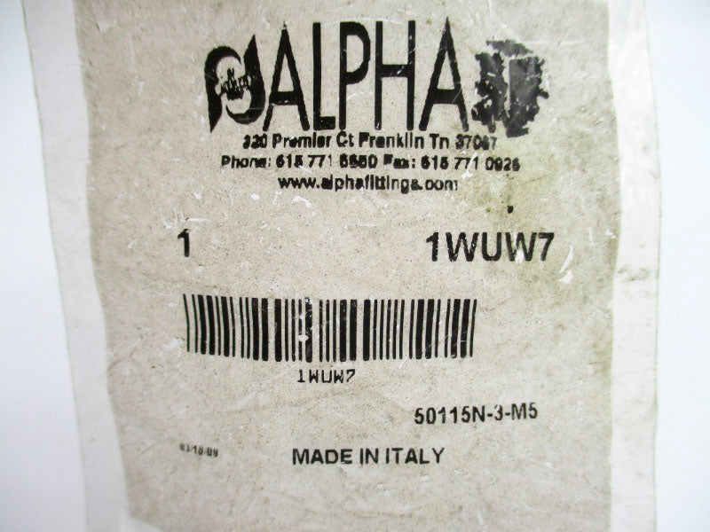 ALPHA 50115N-3-M5 1WUW7 (PKG OF 5) NSMP