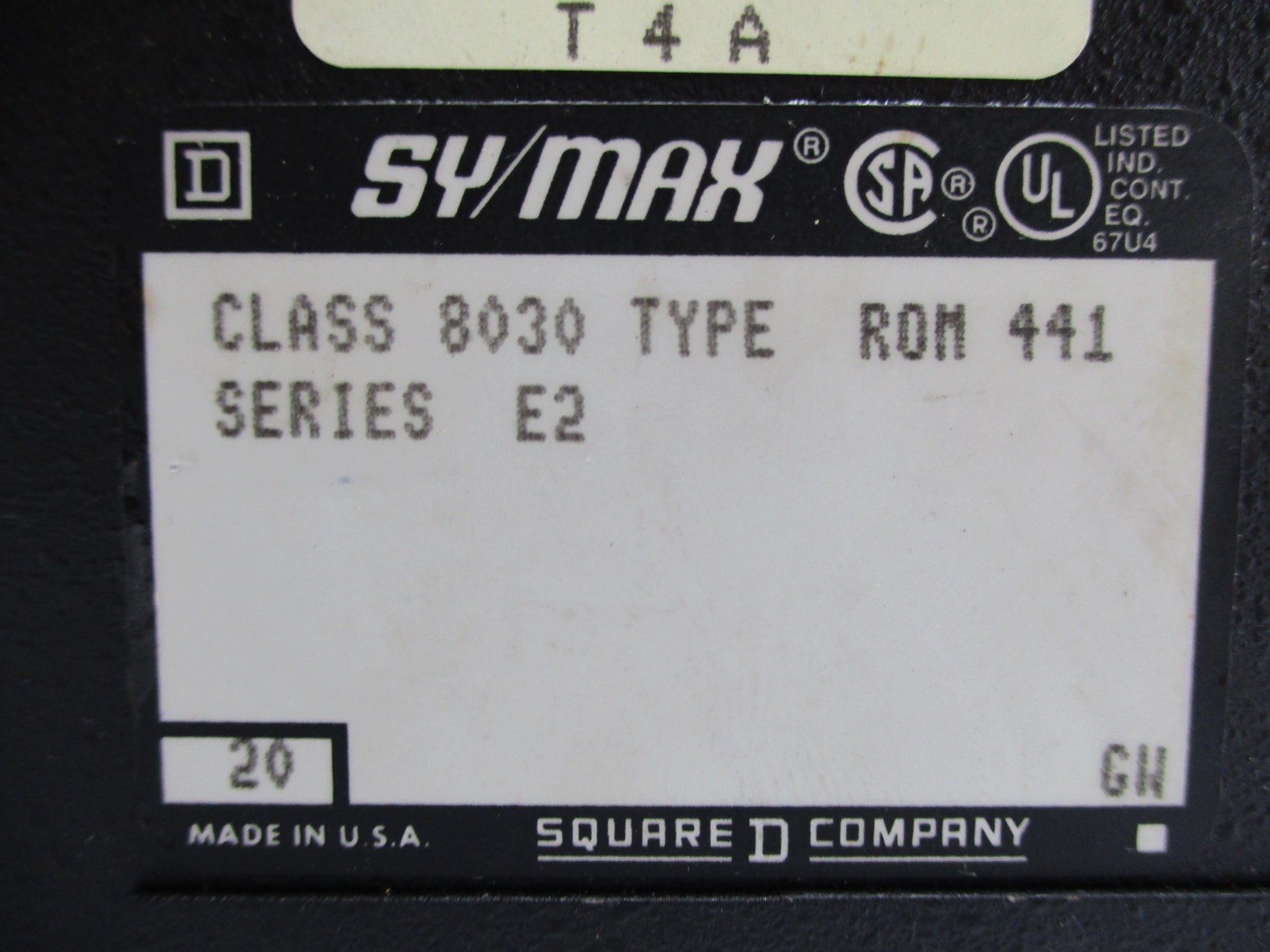 SQUARE D 8030ROM441 SER. E2 UNMP