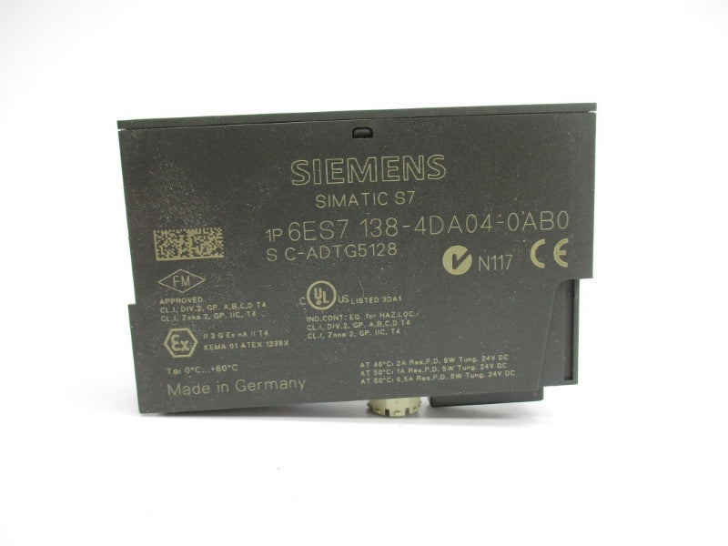 SIEMENS 6ES7138-4DA04-0AB0 24V NSMP