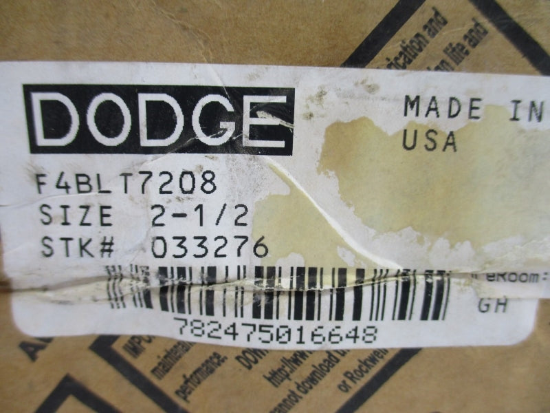 DODGE 033276 F4BLT7208 2-1/2" NSMP