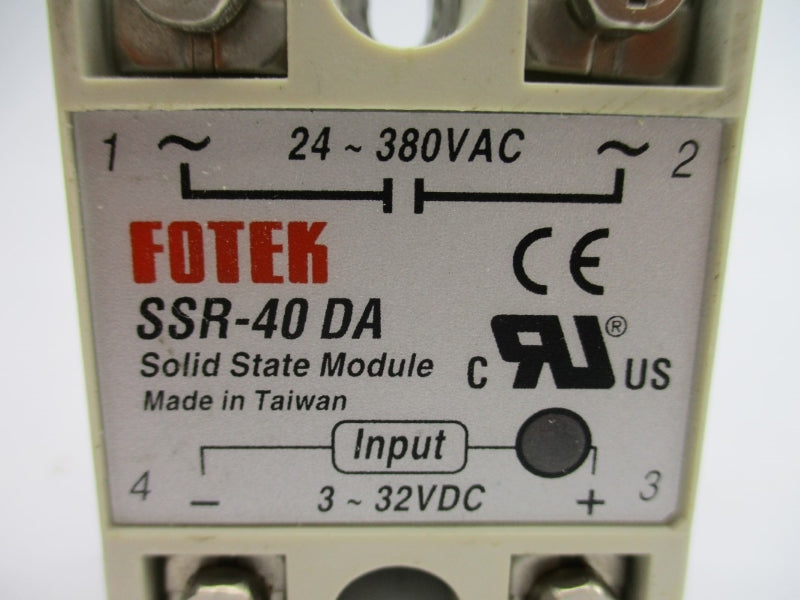 FOTEK SSR-40DA 24-380VAC NSNP