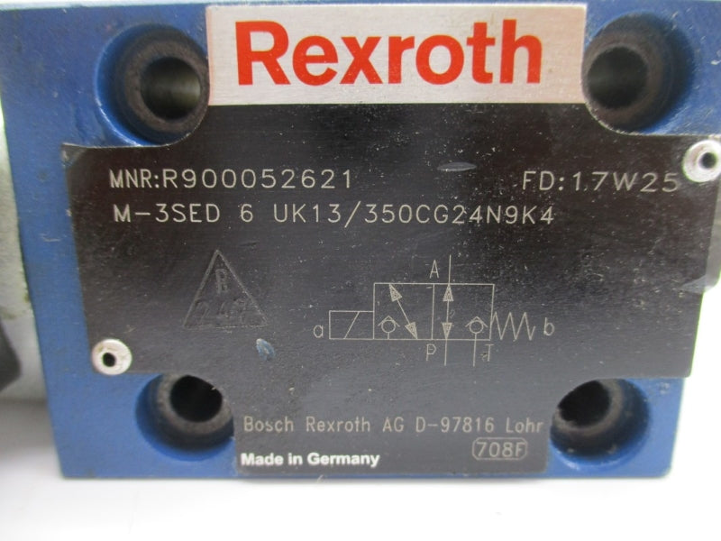 REXROTH M-3SED6UK13/350CG24N9K4 R900052621 24VDC 1.25A NSNP