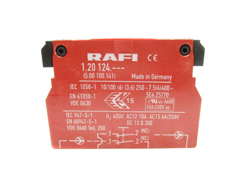 RAFI 1.20124. 400VAC 10A NSNP