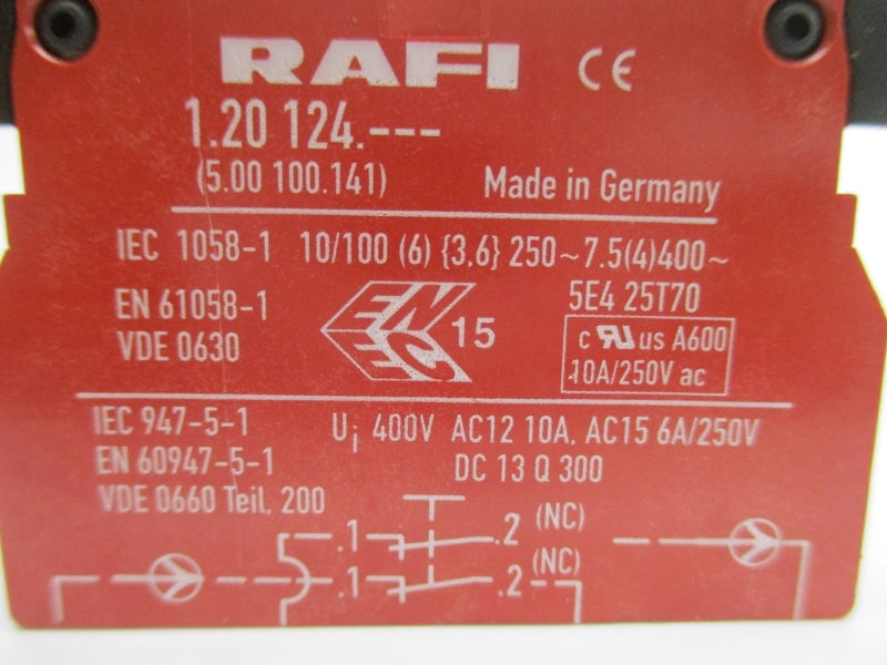 RAFI 1.20124. 400VAC 10A NSNP