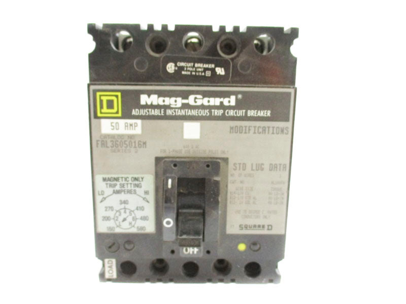 SQUARE D FAL3605016M SER. 2 600VAC 50A UNMP