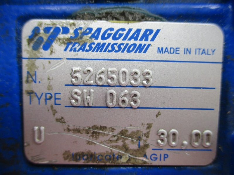 SPAGGIARI TRASMISSIONI 5265033 SW063 NSNP
