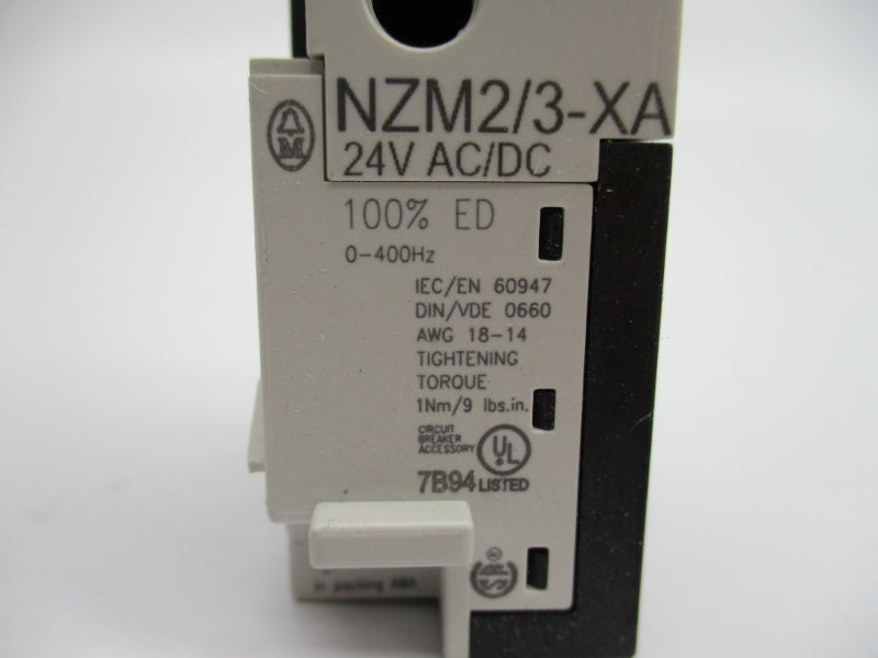 KLOCKER MOELLER NZM2/3-XA 24VAC/DC NSNP