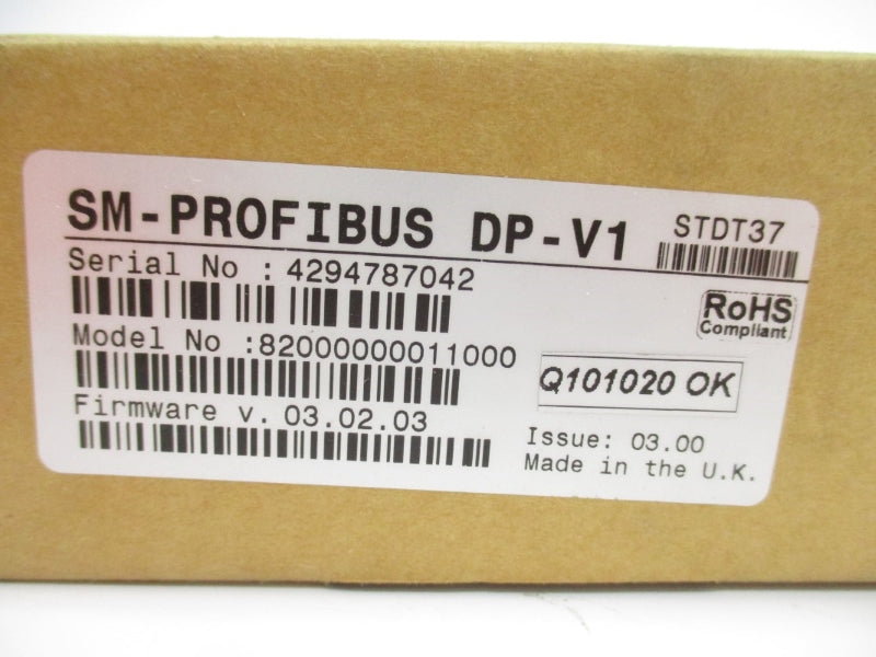 CONTROL TECHNIQUES SM-PROFIBUS DP-V1 82000000011000 F/W V.03.02.03 NSMP