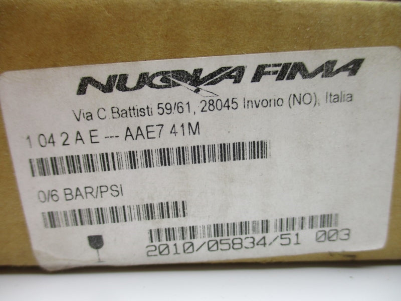 NUOVA FIMA 1042AE AAE741M 0-80PSI NSMP