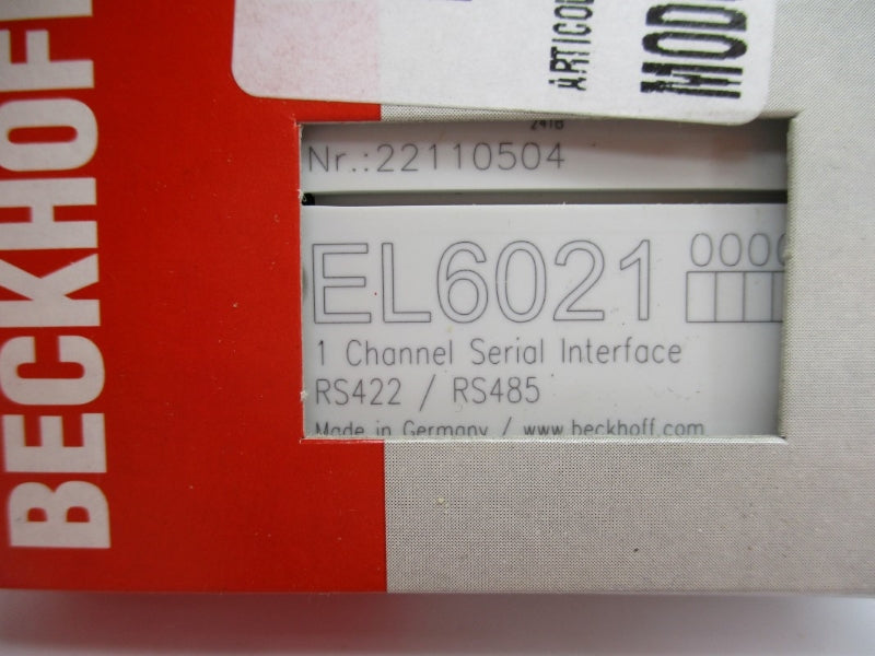 BECKHOFF EL6021 NSMP
