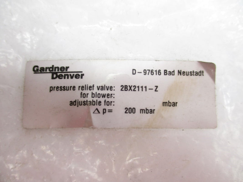 GARDNER DENVER 2BX2111-Z NSMP