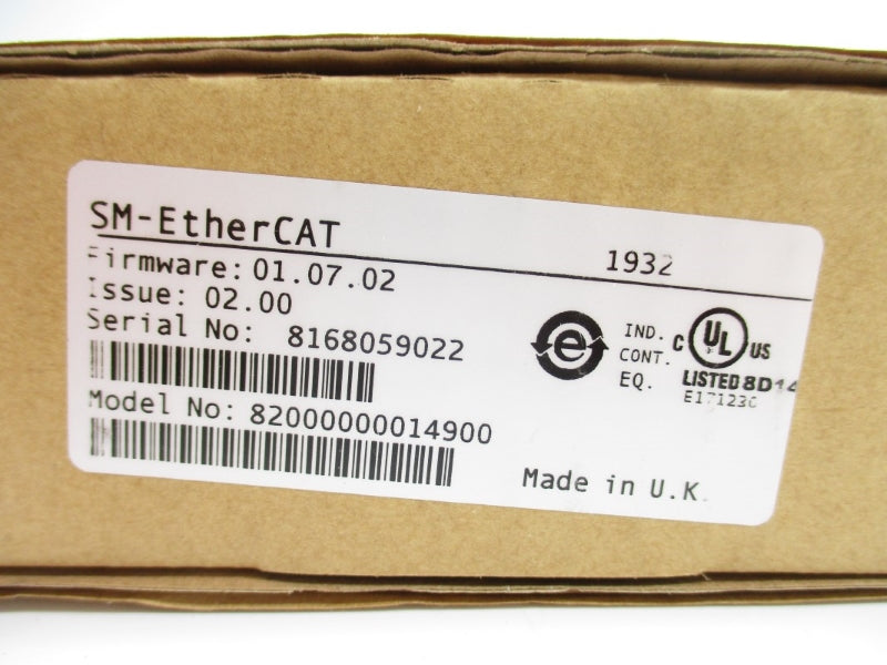 CONTROL TECHNIQUES SM-ETHERCAT 82000000014900 F/W 02.00 NSMP