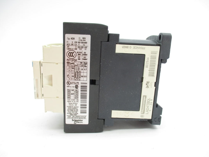 TELEMECANIQUE LC1D25BD 24VDC 40A NSMP