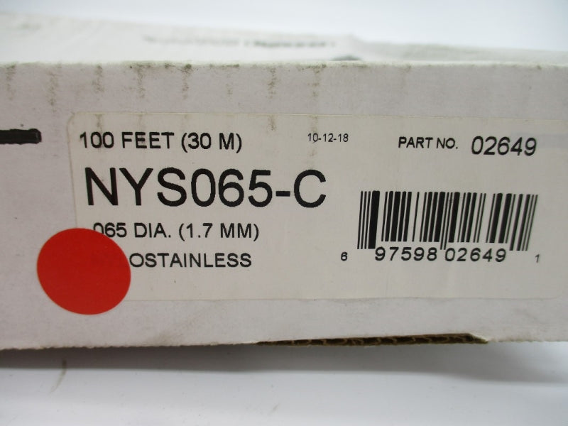 FLEXCO NYS065-C 02649 .065" 100FT NSFS