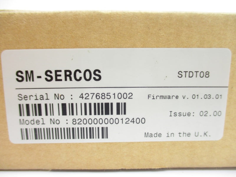 NIDEC SM-SERCOS 82000000012400 F/W V.01.03.01 NSMP