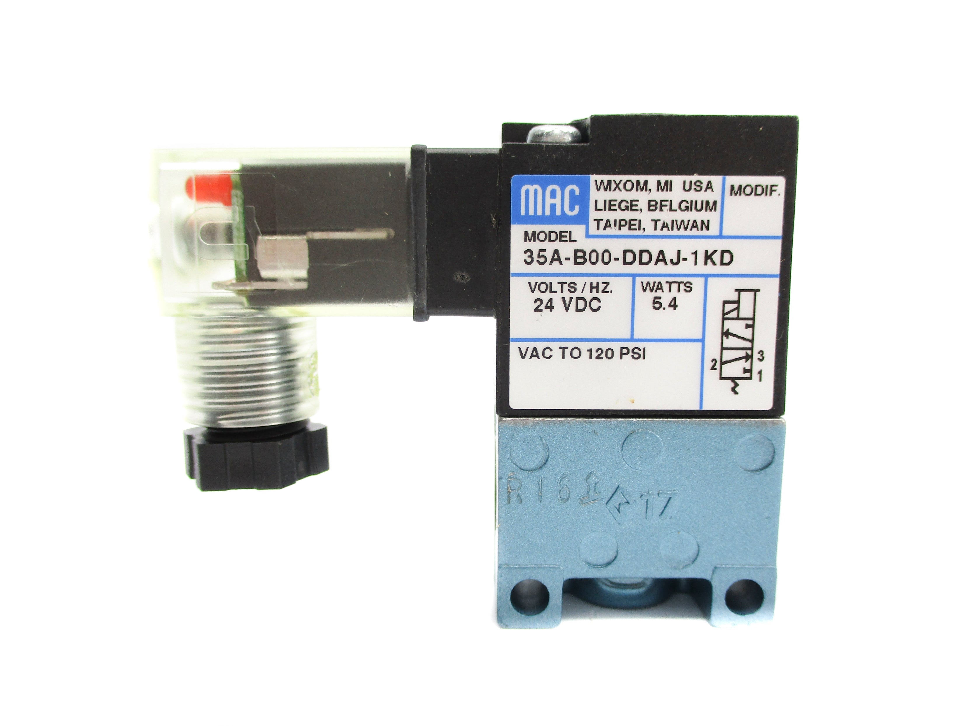 MAC 35A-B00-DDAJ-1KD 120PSI 24VDC NSNP