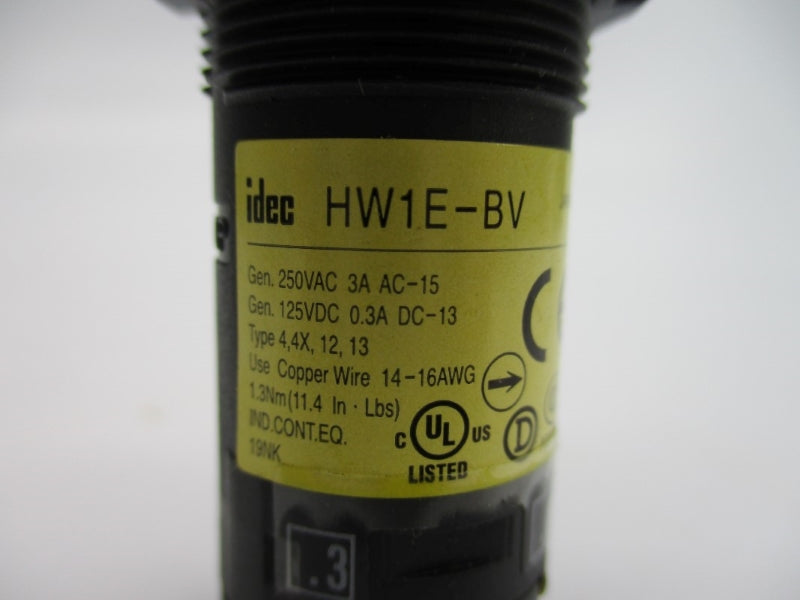 IDEC HW1E-BV 250VAC 3A NSNP