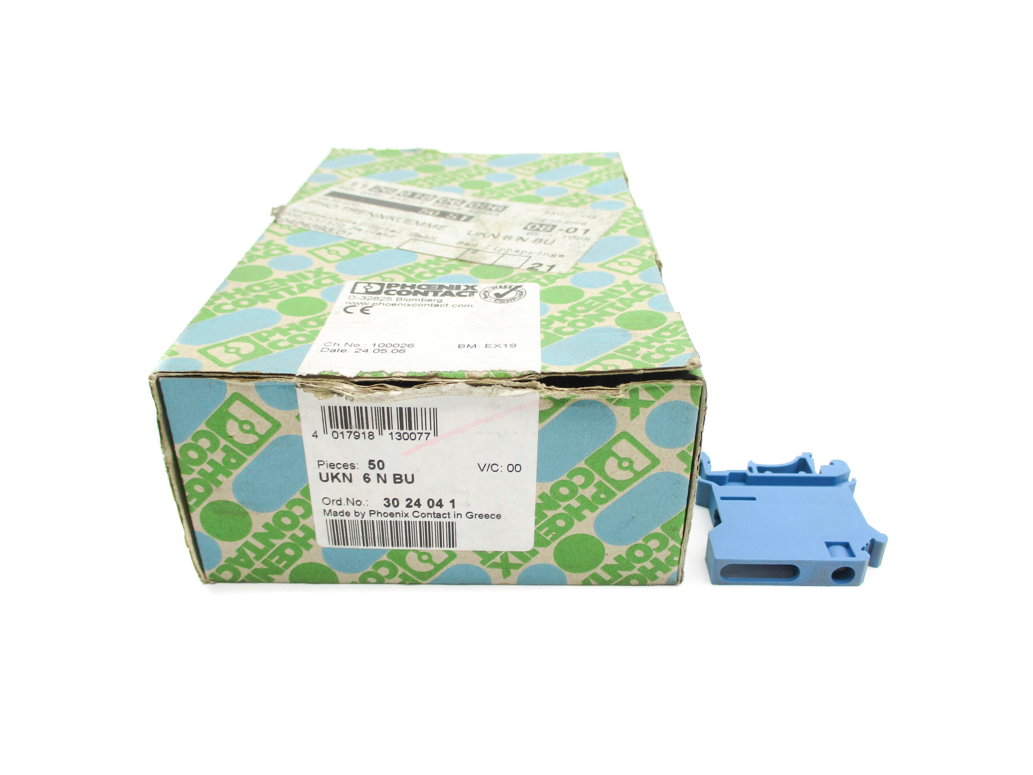 PHOENIX CONTACT UKN6NBU (PKG OF 50) NSMP