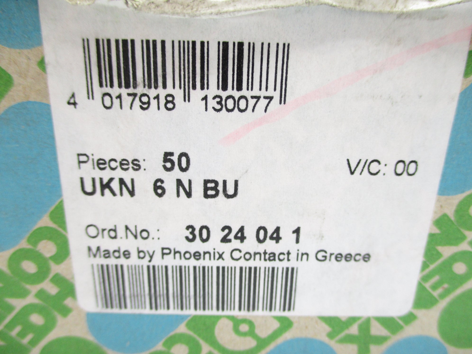 PHOENIX CONTACT UKN6NBU (PKG OF 50) NSMP