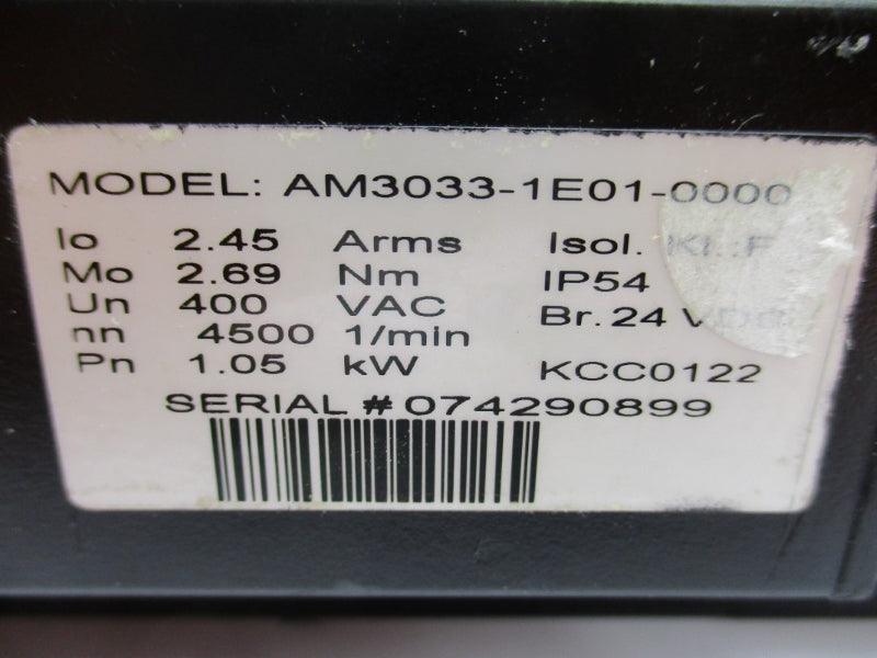 BECKHOFF AM3033-1E01-000 400VAC 2.45A NSNP
