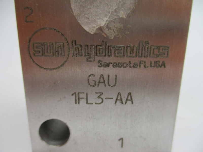 SUN HYDRAULICS GAU1FL3-AA 770-224 24VDC NSNP