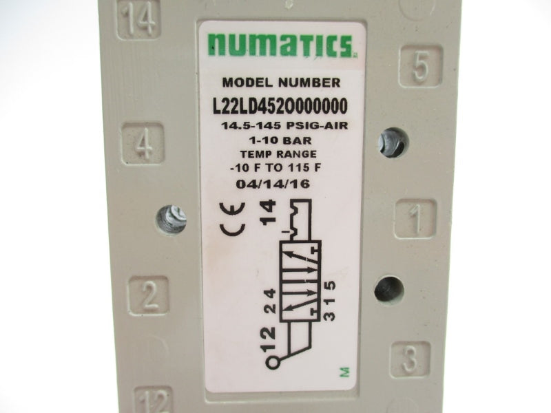NUMATICS L22LD452O000000 14.5-145PSI NSNP