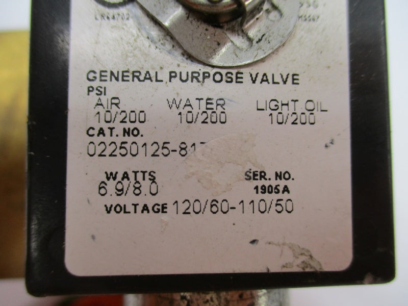 SULLAIR 02250125-817 110-120V 10-200PSI UNMP
