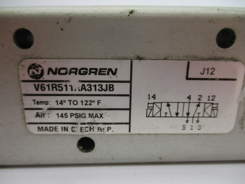NORGREN V61R511AA313JB 145PSI UNMP