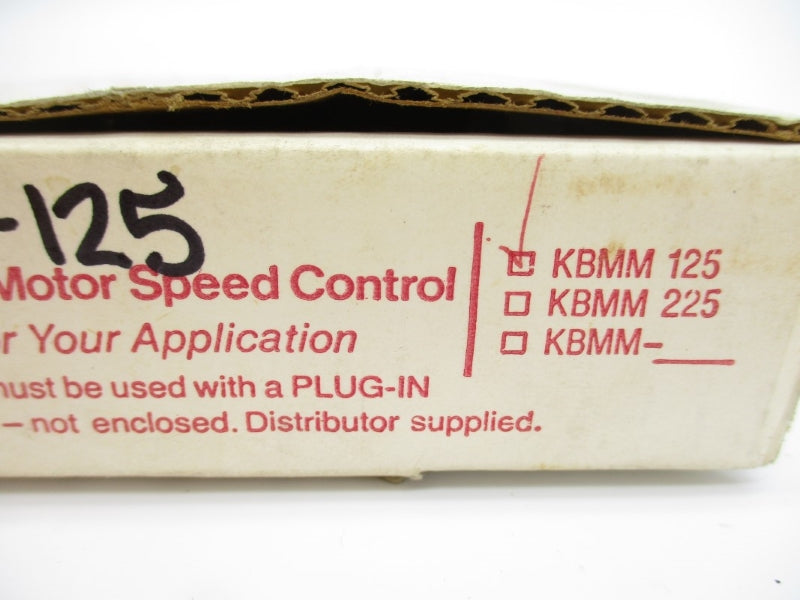 KB ELECTRONICS KBMM-125 120VAC NSMP